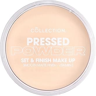 Cosmetics Pressed Powder, Velvety Matte Finish, 15g, Ivory