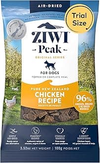 ZIWI Peak Air-Dried Dog Food – Chicken - All Natural, High Protein, Grain Free, Limited Ingredient w/Superfoods (3.5oz)