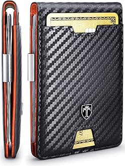 Mens Wallet with Money Clip AUSTIN RFID Blocking Bifold Credit Card Holder for Men with Gift Box