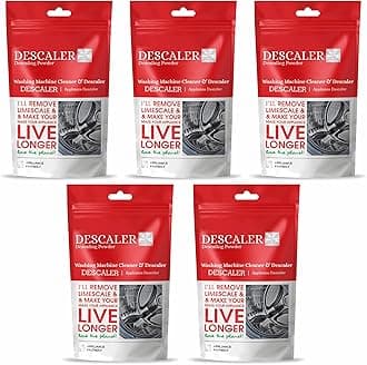 Washing Machine Cleaner, Descaler For Washing Machine Front Load And Top Load, Washing Machine Cleaning Powder, Descaling Powder For Washing Machine 100 Gm (Pack Of-5)