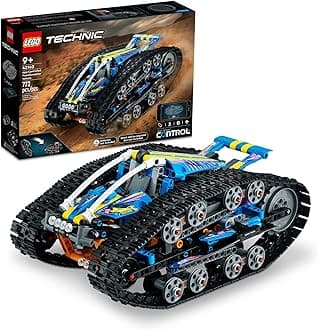 LEGO 42140 Technic App-Controlled Transformation Vehicle, Remote Control Car Toy, 2in1 Set, Off Road RC Flip Toys, Engineering gifts for Kids, Boys & Girls