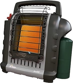 Mr. Heater F232017 MH9BXRV Buddy Grey Indoor-Safe Portable RV Radiant Heater (4,000-9,000-BTU)