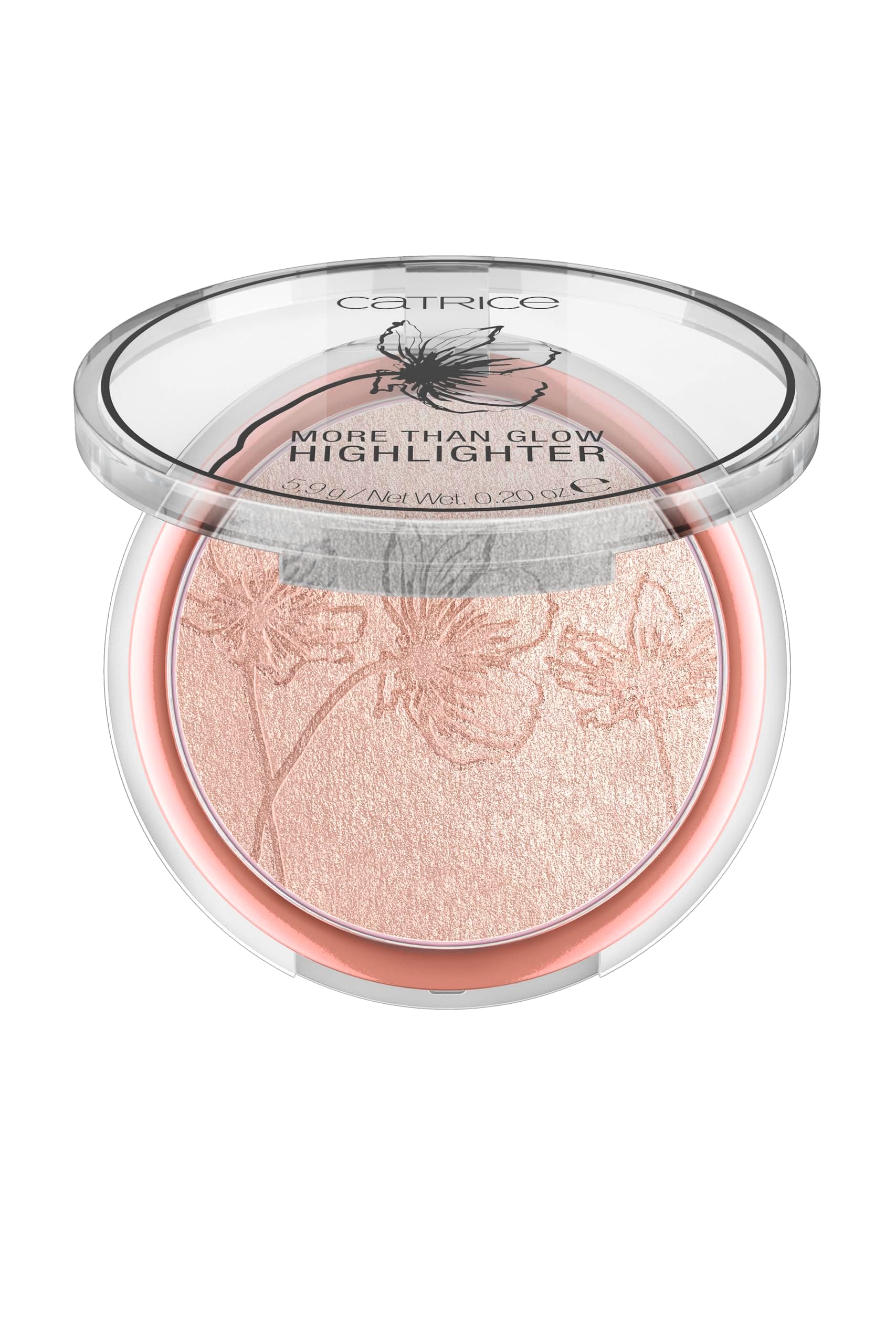 More Than Glow Highlighter | Silky Soft Pressed Powder for Intense Radiant Glow | Vegan & Cruelty Free (020 | Supreme Rose Beam)
