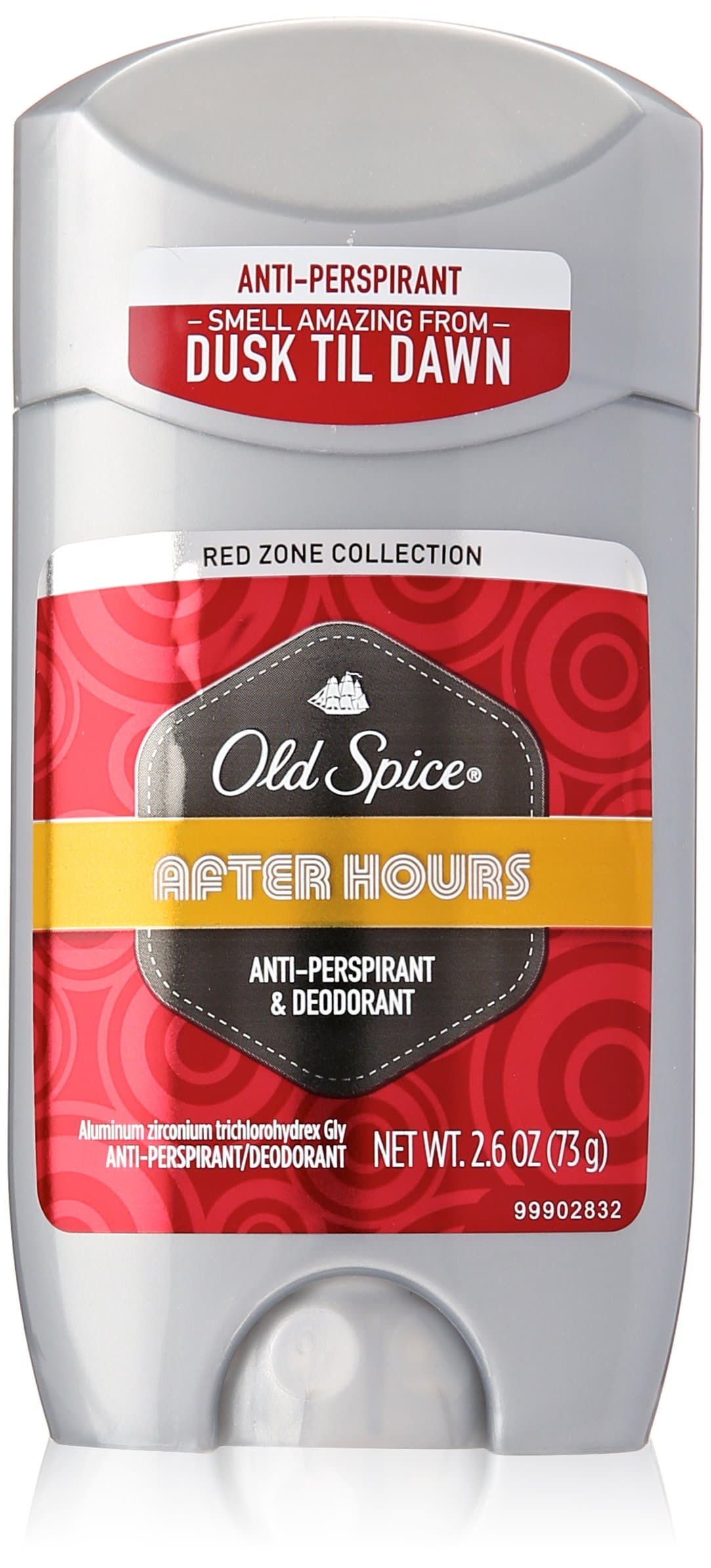 Old Spice Red Zone Collection Invisible Solid After Hours Scent Men's Anti-Perspirant & Deodorant 2.6 Oz (Pack of 6)