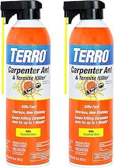 T1901SR Ready to Use Indoor and Outdoor Carpenter Ant, Termite, and Carpenter Bee Killer Aerosole Spray - 2 Pack 32 Total Ounces