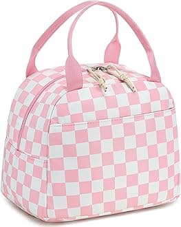 LEDAOU Lunch Box for Women Insulated Lunch Bag Cute Lunchbox Compact Cooler Thermal Reusable Lunch Tote for Work School Picnic Travel