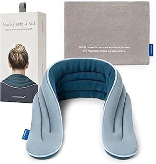 Ostrichpillow Heating Pad Microwavable - Neck Wrap Microwavable Heating Pad for Neck and Shoulder, Relaxation, Pain Relief