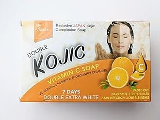 Orange Vit C [+collagen] & Gluta + Double Kojic Soap 160g BAR *Double White* (1)