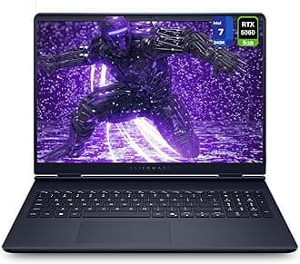 Alienware 16 Aurora Gaming Laptop, Intel 7-240H, 64 GB DDR5 RAM, 4 TB PCIe SSD, 16" WQXGA (2560x1600) 120Hz Display, Nvidia G-Force RTX 5060, Backlit Keyboard, W11 Home, Blue