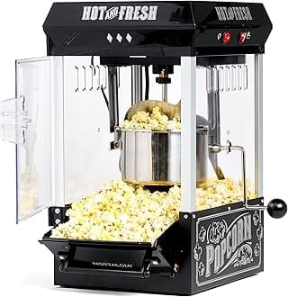Nostalgia Popcorn Maker Machine - Professional Tabletop With 2.5 Oz Kettle Ma...