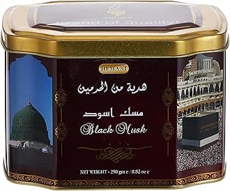 Hemani Black Mushk Jamid Perfume Long Lasting Fragrance Represent Essence of Arabic and Oriental Culture, Non-Alcoholic Solid Perfume