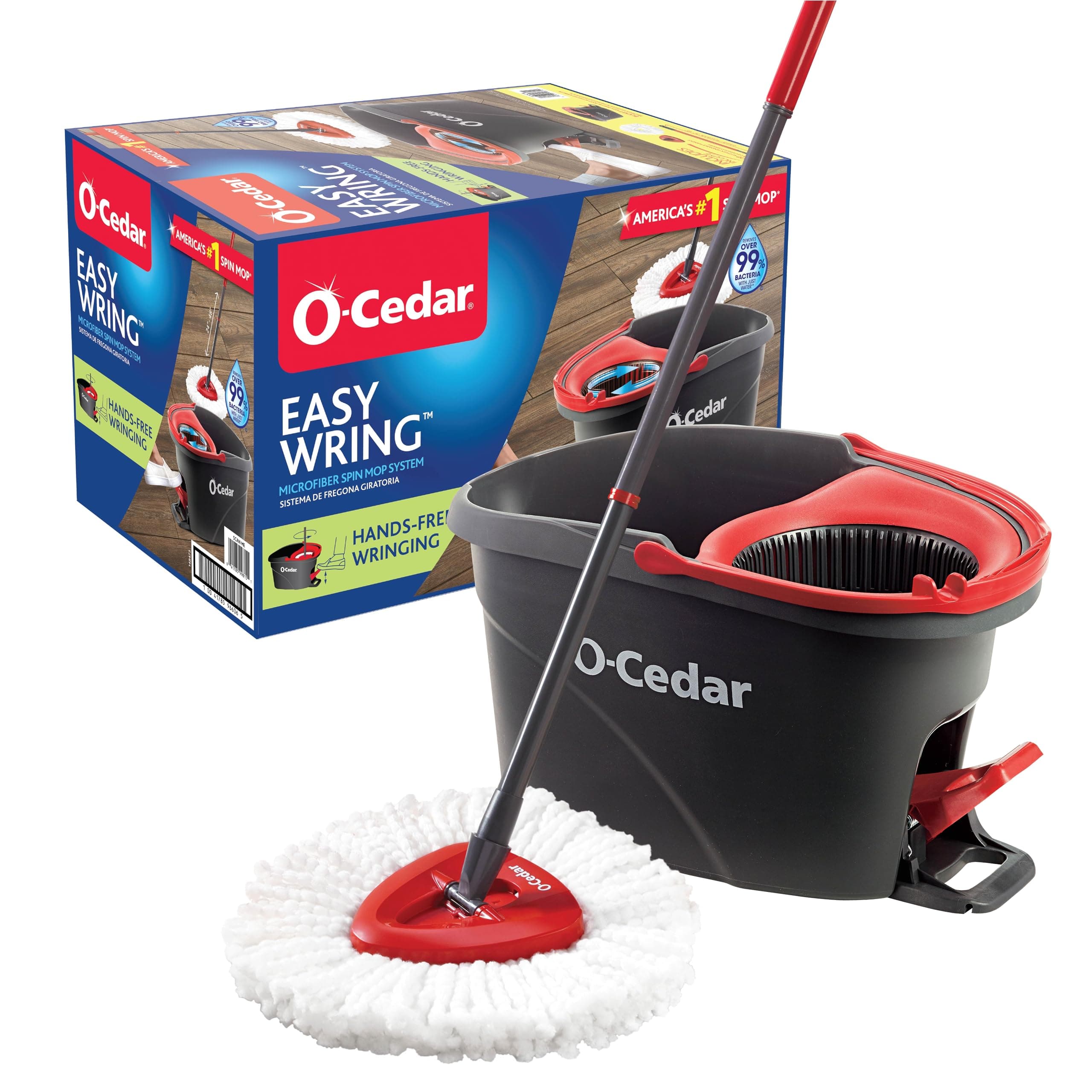 EasyWring Microfiber Spin Mop and Bucket Cleaning System