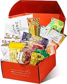 Bokksu Seasons of Japan Snack Box - 1-Piece Tea + 22-Piece Snacks from Japan - Authentic Japanese Food Box with Cookies, Chips, Mochi, Crackers, Tea, and More
