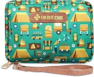 EVERLIT Care Rescue Pack | Family-Friendly First Aid Kit for Kids with 200 Pcs Medical Supplies | Travel-Friendly Compact Storage Bag for Home, Car, Travel, Camping, Adventure (Camping)
