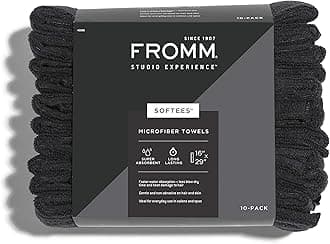 Softees Towels with Duraguard, Black, 10pk