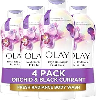 Olay Soothing Orchid & Black Currant : Fresh Outlast Soothing Orchid & Black Currant Body Wash 22 Oz, (4 Count)