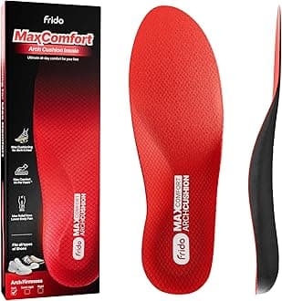Frido Arch Insoles (Soft Arch (Pack of 1 Pair), Small (4 to 7 UK)) Small (4 to 7 UK) Soft Arch (Pack of 1 Pair)