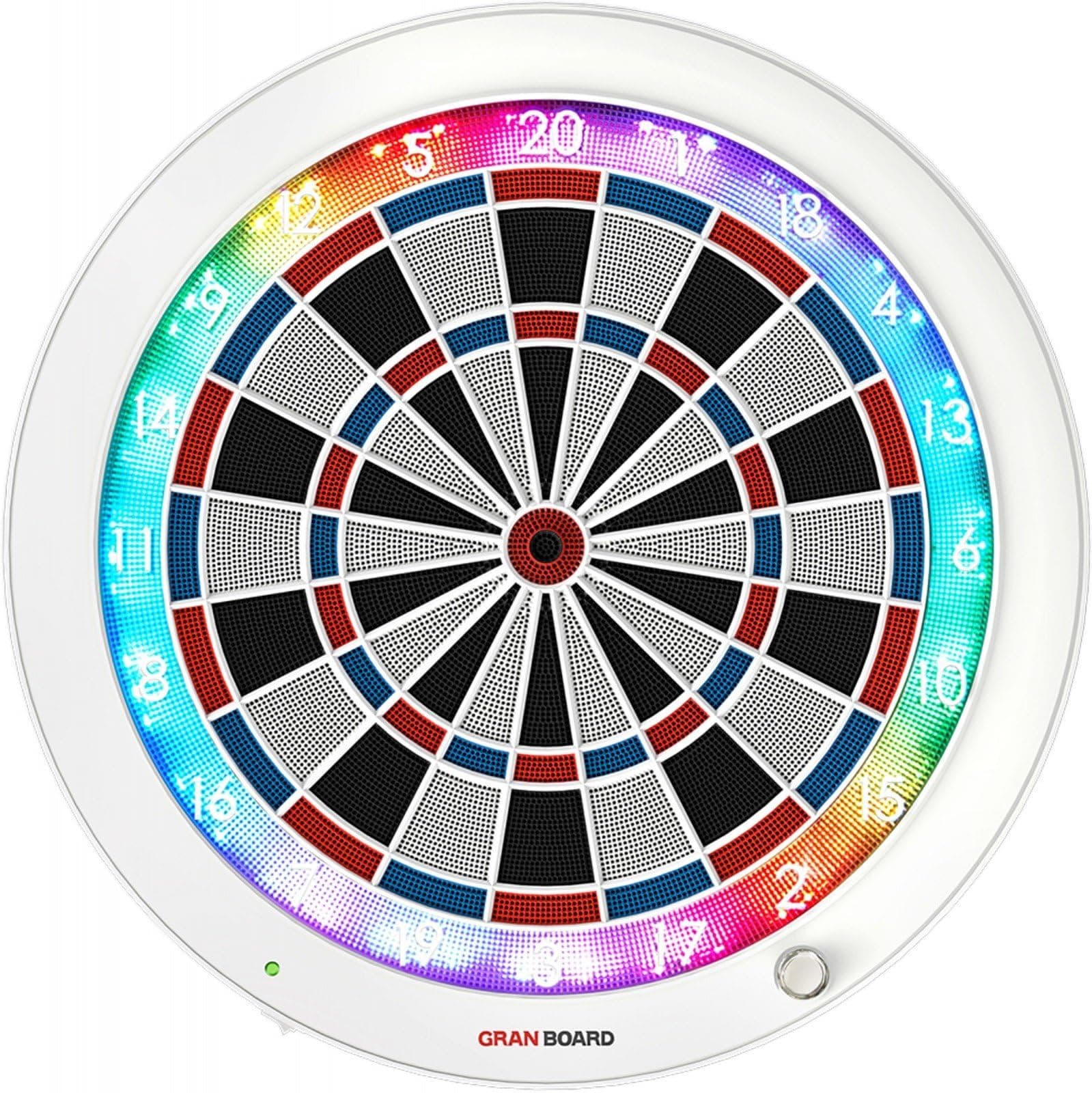 3S White Edition LED Bluetooth Dartboard