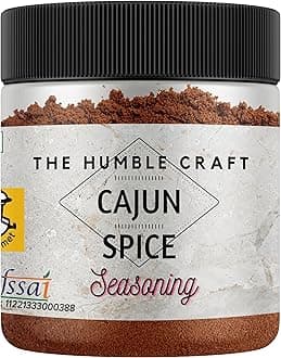 THE SPICE RACK Cajun Spice Seasoning Powder - Cajun flavoured Popcorn, Meat Rub, Chicken, Potato, Bagel & Taco Seasoning with Herbs - 250gms