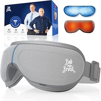 BOB AND BRAD Eye Massager with Heat and Cooling, EyeOasis 2 Eye Massager for Migraines FSA Eligible/HSA Eligible, Heated Face Massager for Dry Eye Migraine Relief, Warm Compress for Stress Relief