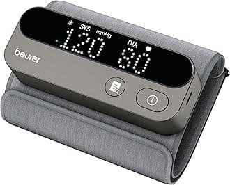 BM59 Elite 900 Upper Arm Blood Pressure Monitor, Tubeless One-Piece Cuff, Irregular Heartbeat Detection, LED Risk Indicator, Accurate & Clinically Proven, Bluetooth, 240 Memory Sets