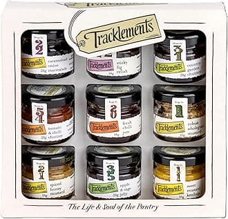 Tracklements | 9 Mini Jar Gift Pack, 9 x 25g