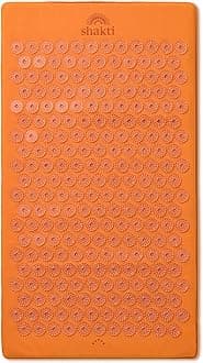 ShaktiMat Premium Acupressure Mat, Level 1 in Amber, Massage Muscles, Aid Sleep & Unlock Inner Tension | Similar to Acupuncture, No Needles Required | FSA/HSA Eligible