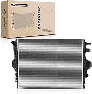 A-Premium Engine Coolant Radiator Assembly Compatible with Porsche Cayenne 2011-2018 & Volkswagen Touareg 2011-2017, 3.0L 3.6L