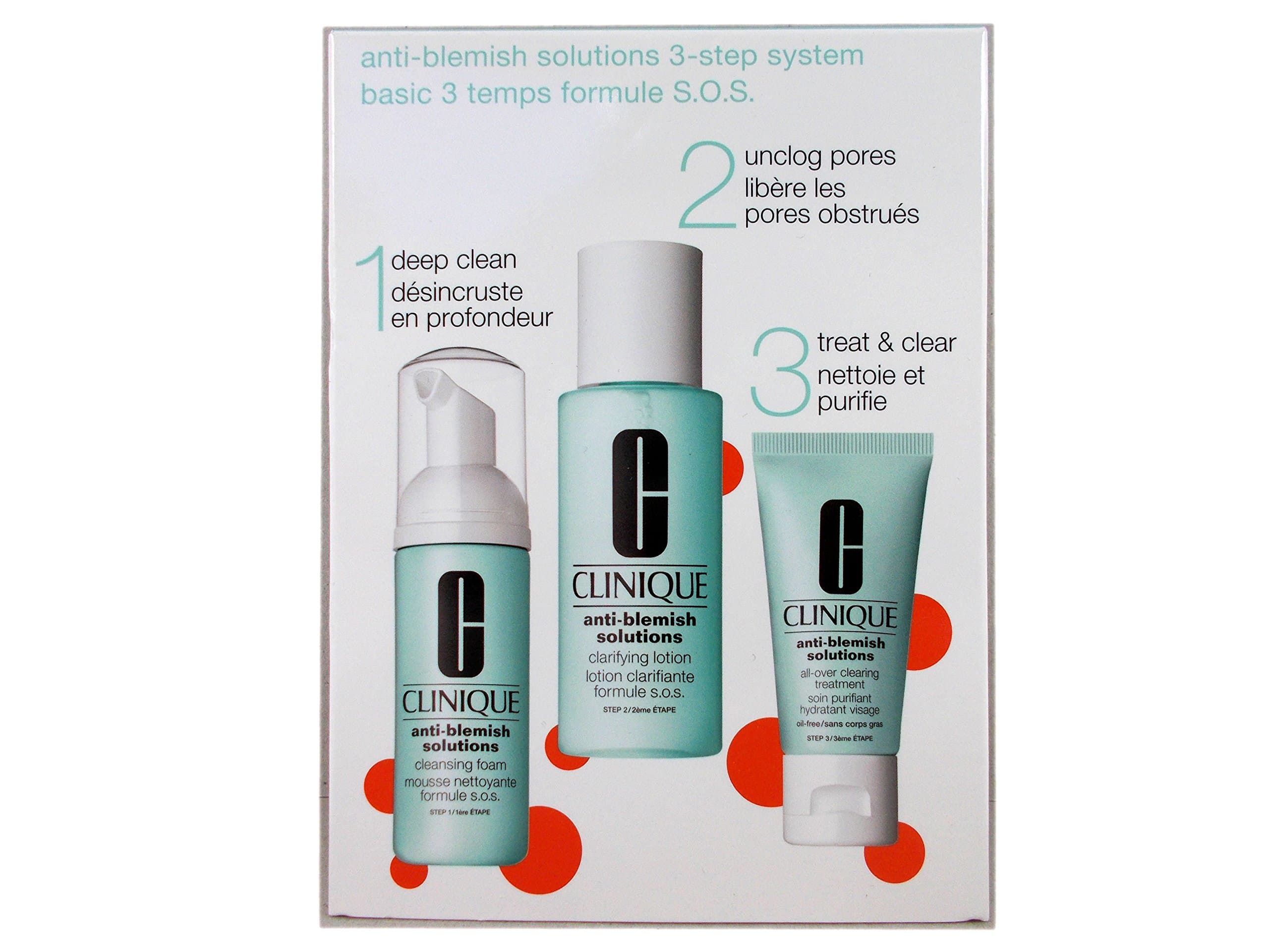 Clinique Anti-Blemish solutions 3 step system basic 3 temps formule
