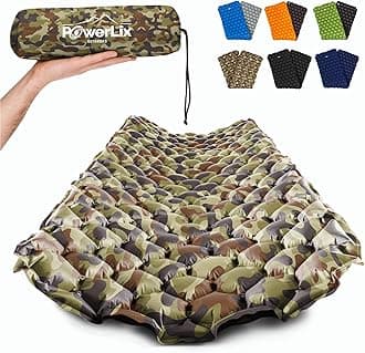Ultralight Sleeping Pad for Camping with Inflating Bag, Carry Bag, Repair Kit – Compact Lightweight Camping Mat, Outdoor Backpacking Hiking Traveling Airpad Camping Air Mattress