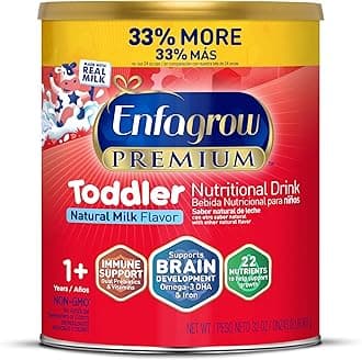Premium Toddler Milk Nutritional Drink, Enfagrow Toddler Drink, Try Our Brain-Supporting Trio, 32oz Can