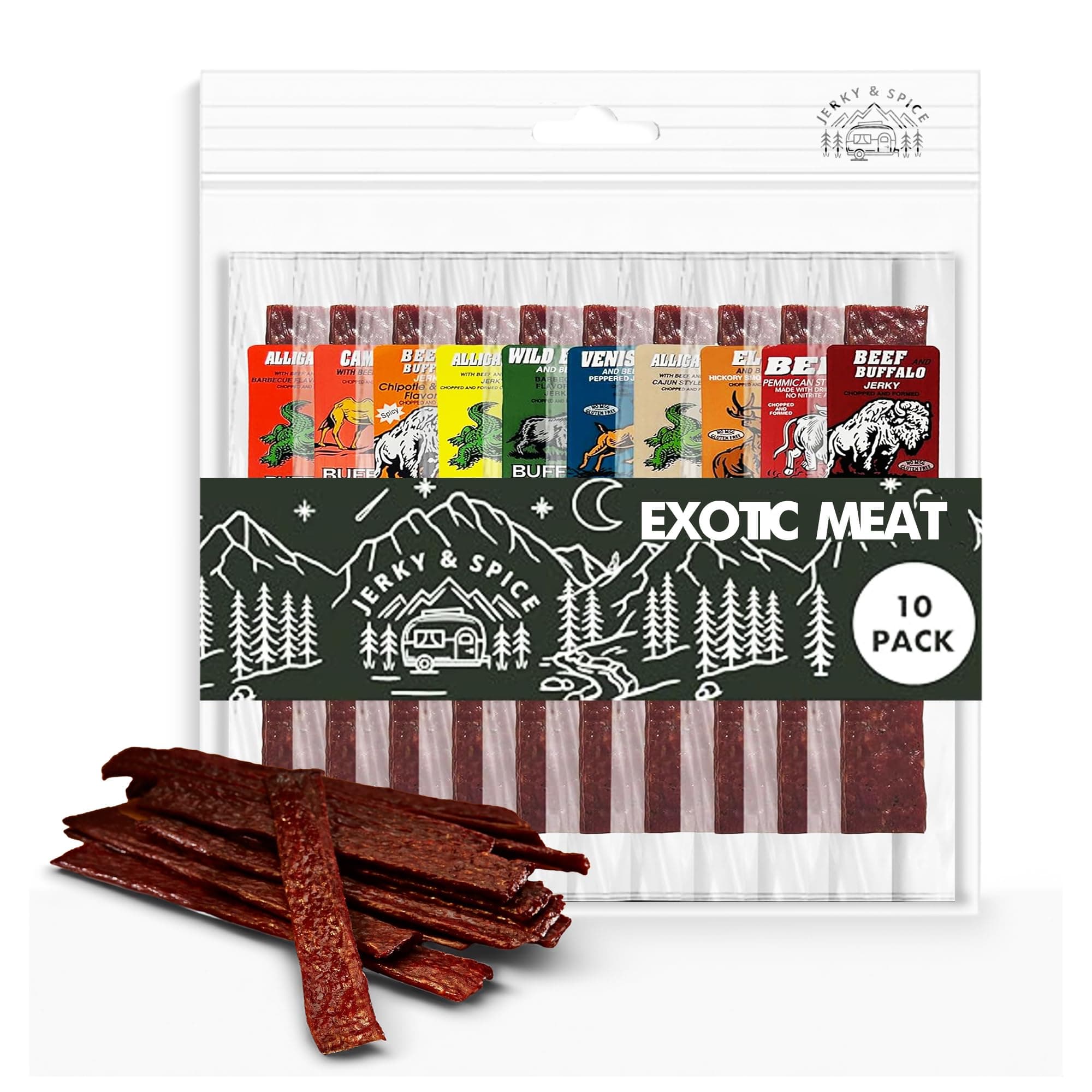 BuffaloBob's 10 Piece Jerky Assortment