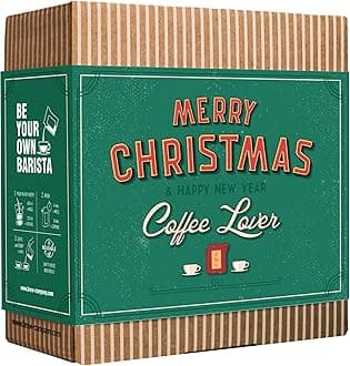 Christmas Coffee Gifts for Men & Women - 5 of the World's Finest Single Estate Specialty Coffees in Sampler Box for Coffee Lovers | Perfect Secret Santa Gift Set Idea with Unique Coffeebrewers