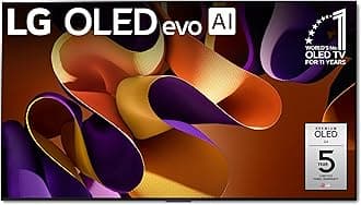 77-Inch Class OLED evo G4 Series Smart TV 4K Processor Flat Screen with Magic Remote AI-Powered with Alexa Built-in (OLED77G4WUA, 2024)