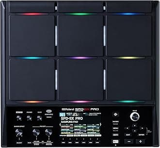 SPD-SX PRO Sampling Pad | The Flagship Sampling Pad for Drummers & Other Musicians | 9 Playing Surfaces, 8 External Trigger Inputs, Color Display, Customizable Pad LEDs, Onboard FX & More