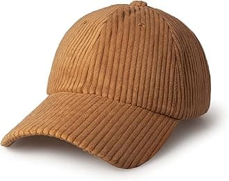 CHOK.LIDSEveryday Corduroy Baseball Cap for Men and Women Dad Hat Unisex Adjustable Lightweight Polo Style Curved Brim