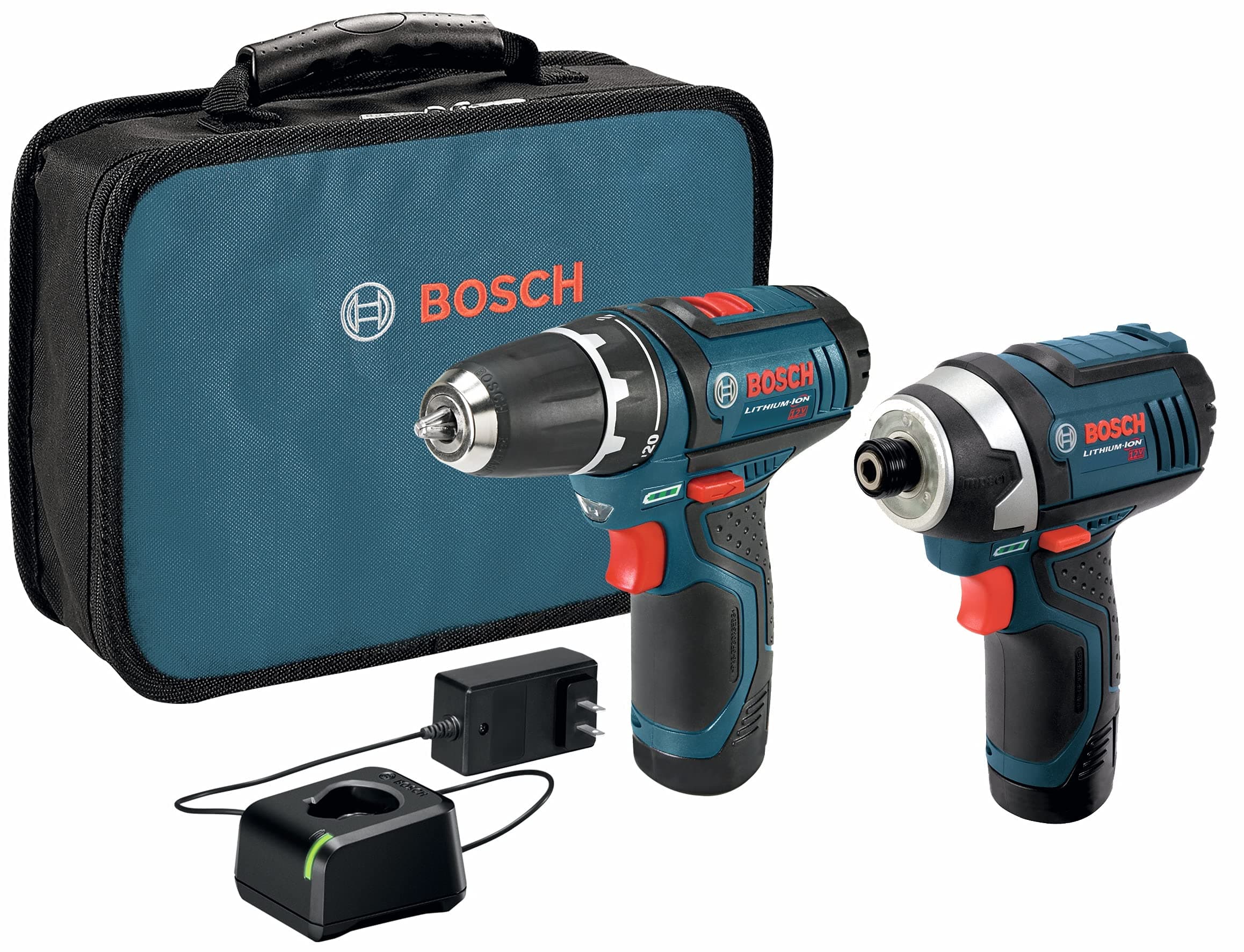 Bosch 12V Max Cordless 2-Tool Combo Kit with Drill/Driver and Impact Driver (CLPK22-120)