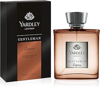 Yardley of London Gentleman Legacy EDP for Men, Long-Lasting Luxury Fragrance, Sophisticated Woody & Spicy Scent with Crisp Top Notes of Pink Pepper, Mandarin, Cedarwood and Cocoa Undertones 100ml