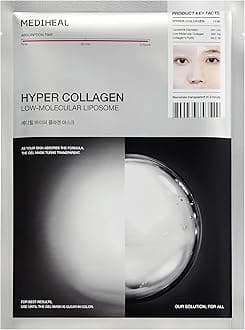 OFFICIAL Hyper Collagen Mask x 4 Pieces Hyper Collagen Mask 4P Moisturizing, Glossy Care, Dry Skin, Non-sticky, Moist Korean Pack, Korean Cosmetics, Gel Mask, Daily Care, Disappearing Pack