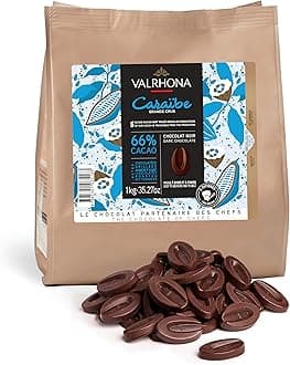Valrhona Caraïbe Baking Chocolate Chips 66%, 1 kg