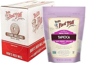 Bob's Red Mill Small Pearl Tapioca, 24oz (Pack of 4) - Non GMO, Vegan, Paleo Friendly, Kosher