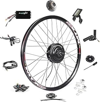 eBikeling 36V 700C MTB Rear 750 Watt Ebike Conversion Kit | Waterproof Electric Bike Conversion Kit | High Performance Add On Electric Bike Kit for Mountain Bikes | Electric Bike Kit