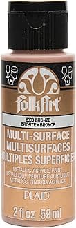 Multi-Surface Metallic Paint in Assorted Colors (2 oz), Metallic Bronze