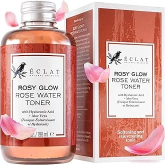 Rose Water Toner – Hydrating Toner for Face - Rosewater with Hyaluronic Acid & Aloe Vera - Alcohol Free & Skin Soothing Formula - Rejuvenating & Calming Facial Skin Care