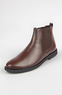 Mens High Ankle Chelsea Boots | Slip-On Formal & Casual Style Shoes | Winter Urban Riding Sleek Boots