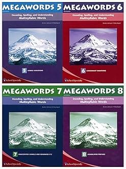 Megawords Student Books Set (4 Books) - Book 5, 6, 7, 8