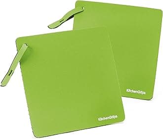 Kitchen Grips Pot Grabber Set of 2, 7 Inch, Lime/Black