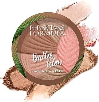 Physicians Formula Butter Glow Bronzer + Blush, Ultra Creamy 2-in-1 Formula, Illuminating & Moisturizing Butter Blend - Healthy Glow