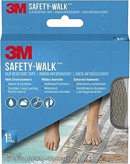 Safety-Walk Indoor/Outdoor Tread, Slip-Resitant Tape, 1-Inch by 180-Inch Roll, Gray