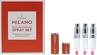 Travalo Orange Travel Refill Milano Refillable Perfume Spray Set
